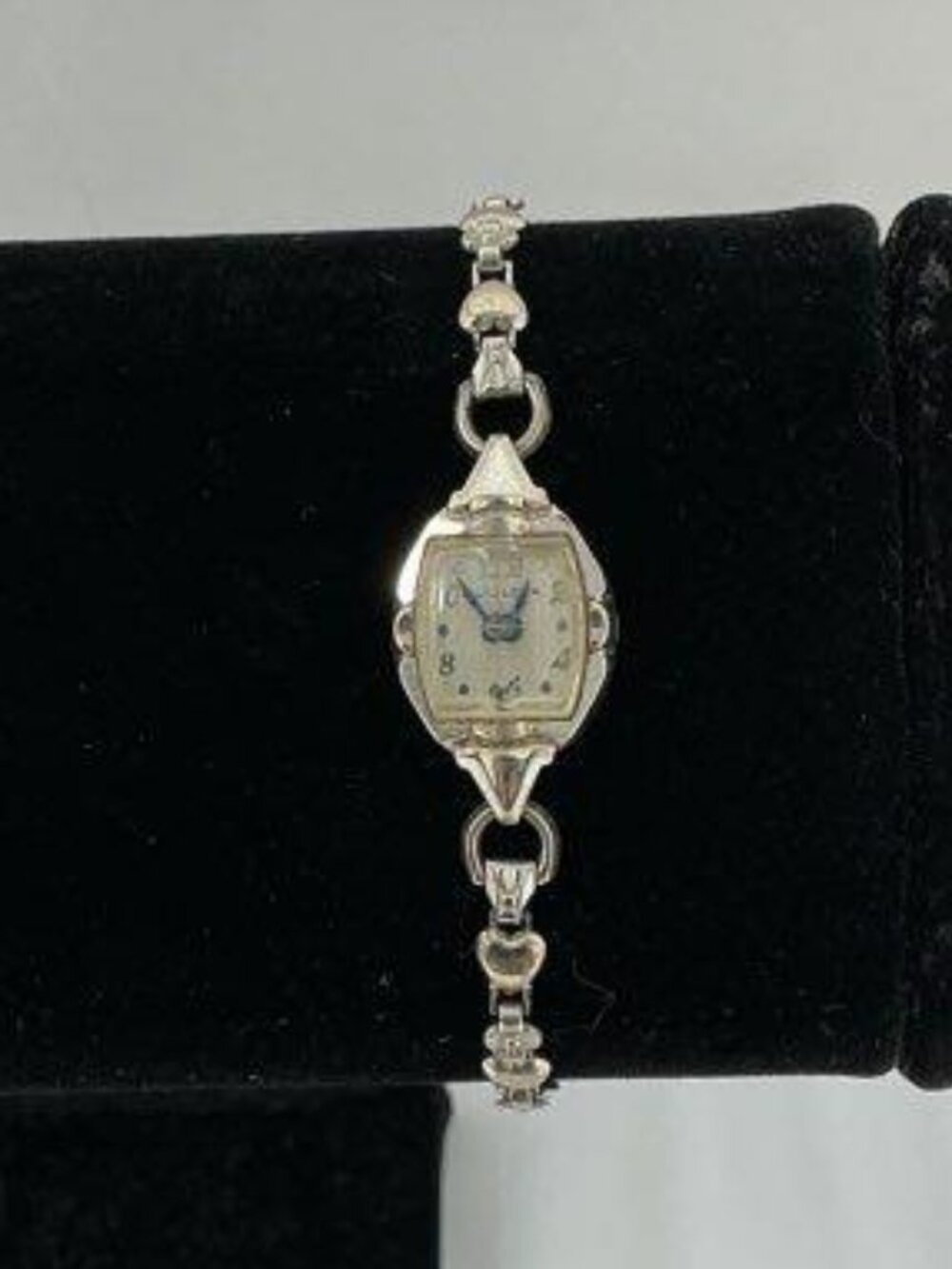 Vintage Bulova Watch 15mm 10K RGP Square Dial  Bracelet Watch